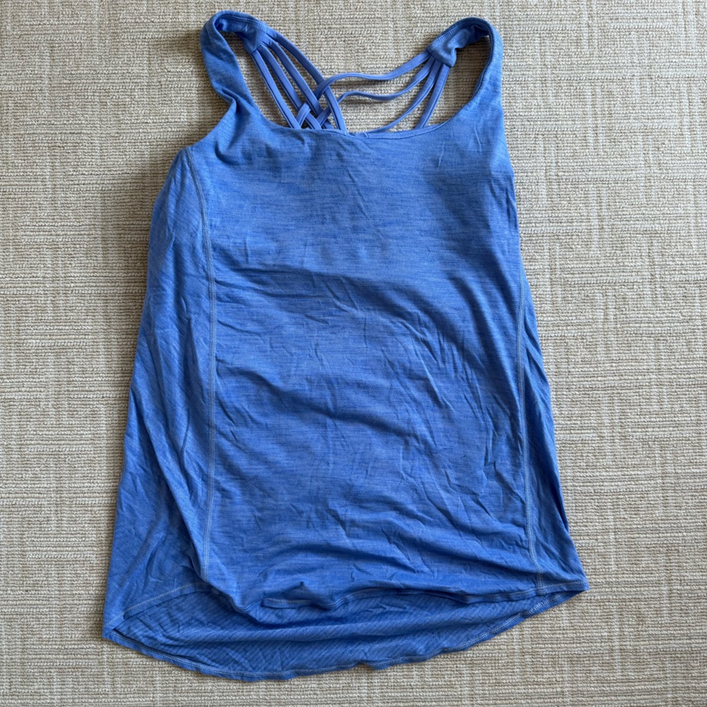 Lululemon Open Back Tank Top Size 6
